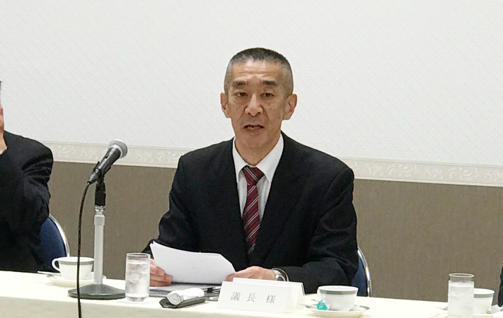 藤井議長進行